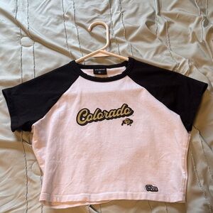 Hype Black and White CU Boulder Baby Tee